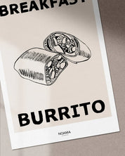Breakfast Burrito Print
