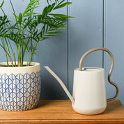 Scalloped Indoor Watering Can | Mushroom