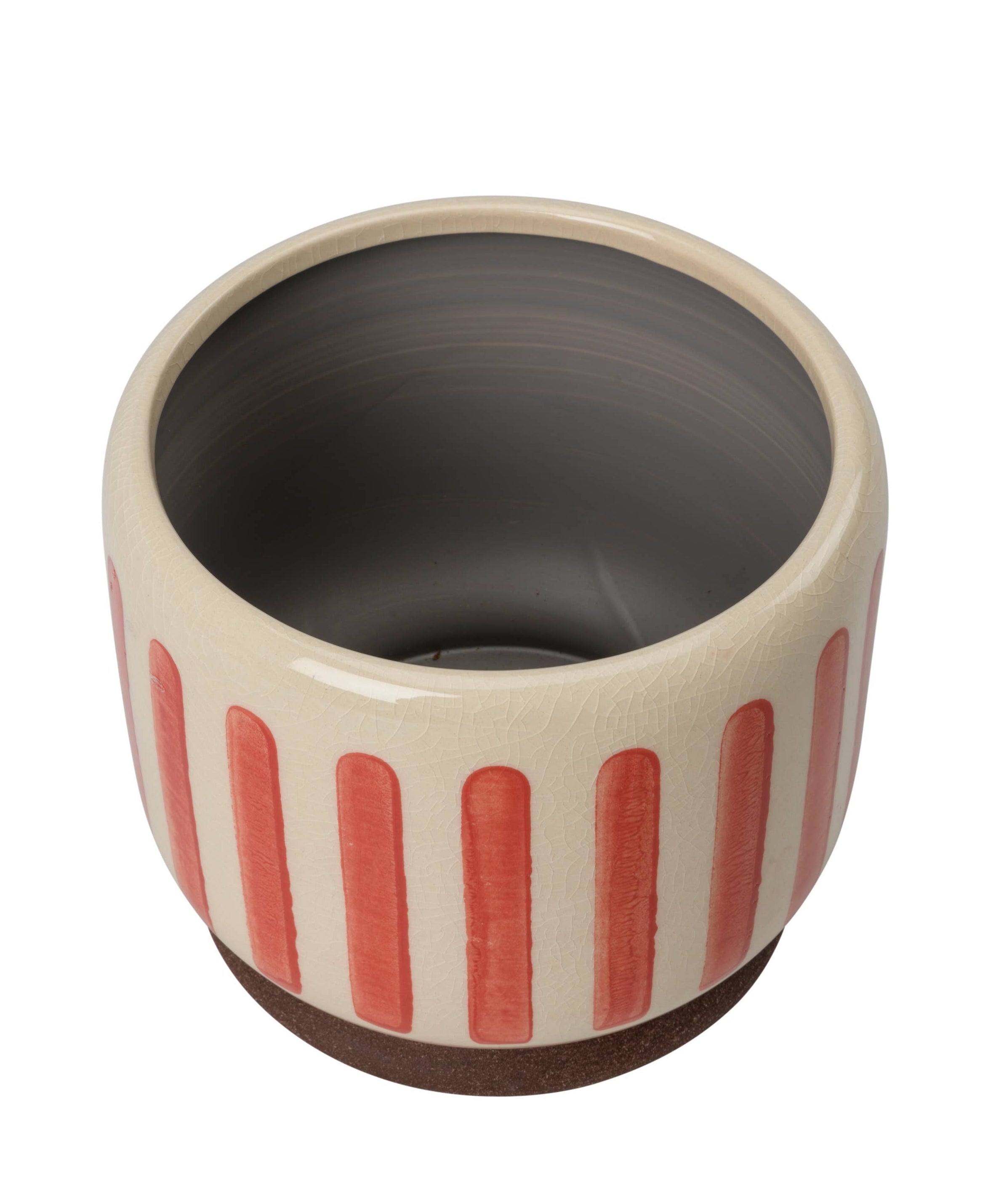 inside of red stripe pot
