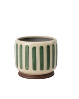 Indoor Pot | Green Stripe