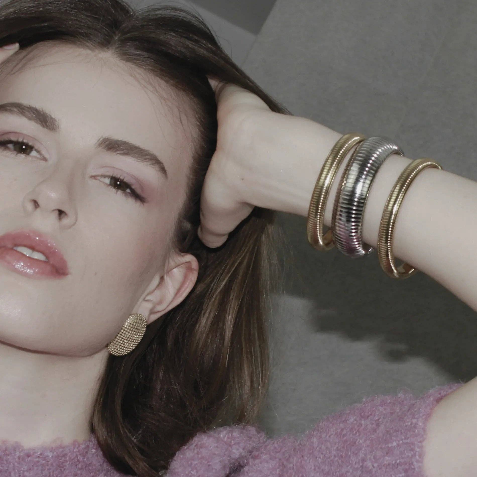 Dansk Copenhagen Courage semi elastic bracelet, further view