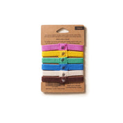 Hair Ties - Plastic Free | 6 Pack (Multi Colour)