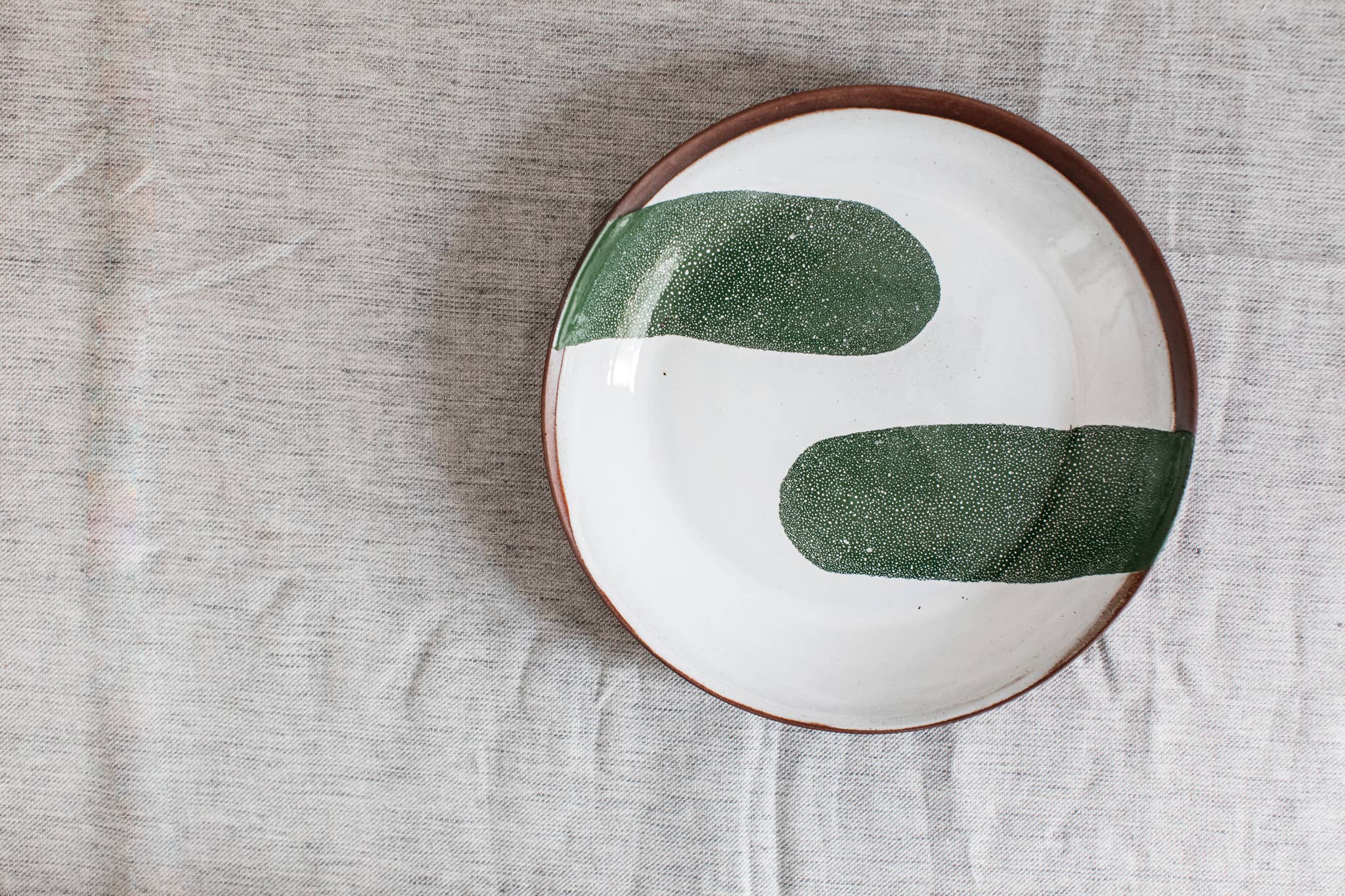 Handmade Contemporary Terracotta Pasta Bowl