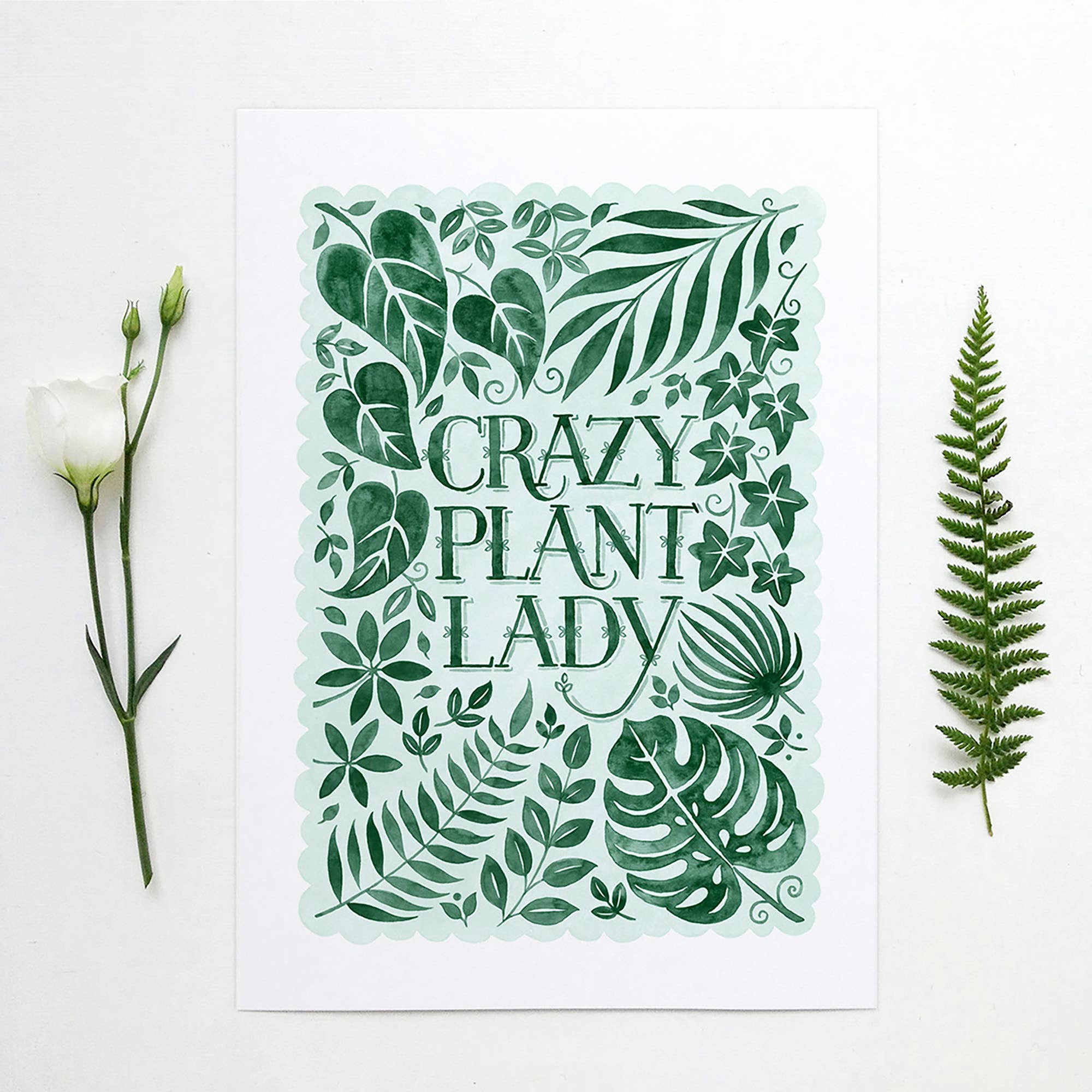 Crazy Plant Lady Print | A4