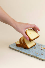 Tejo handmade ceramic serving board, further view