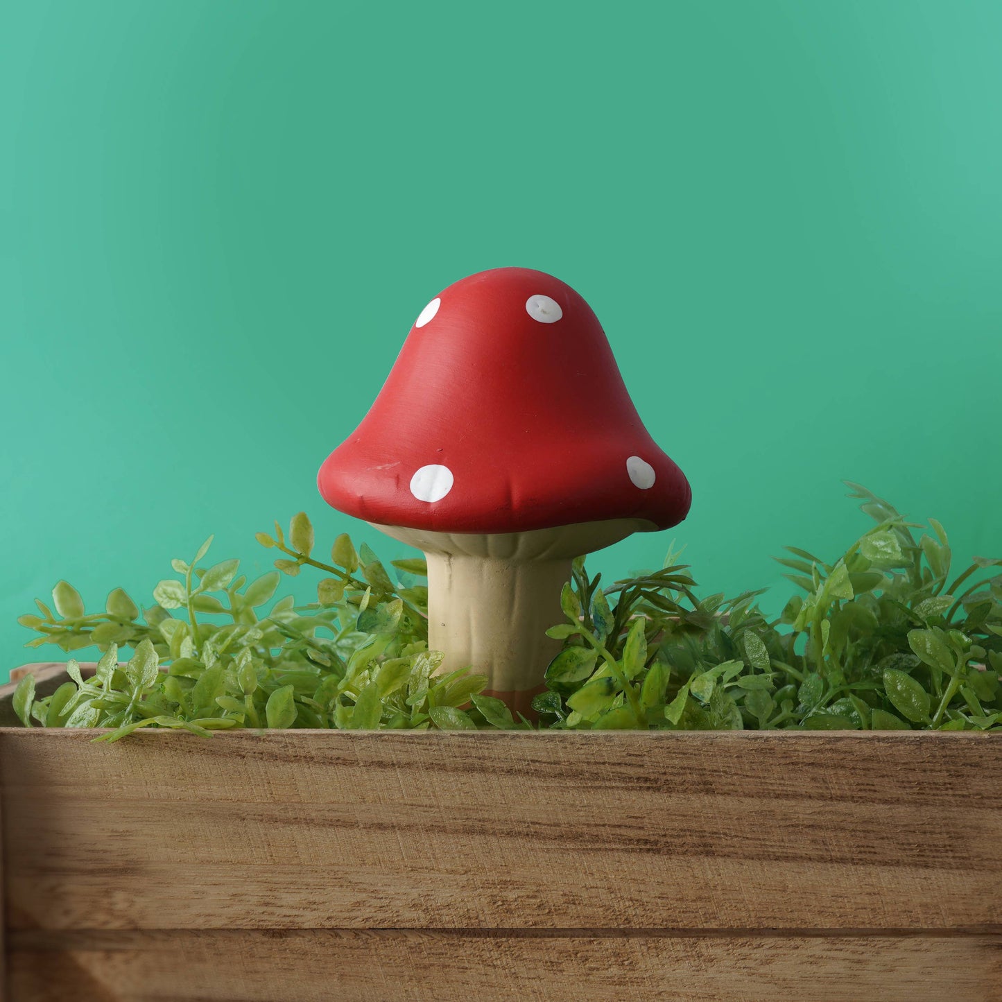 Mushroom Water Feeder - Painted Terracotta