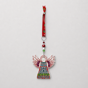 Handmade ceramic angel Christmas decoration by Roelofs and Rubens