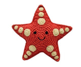 Fair Trade Crochet Starfish Baby Rattle Organic Cotton