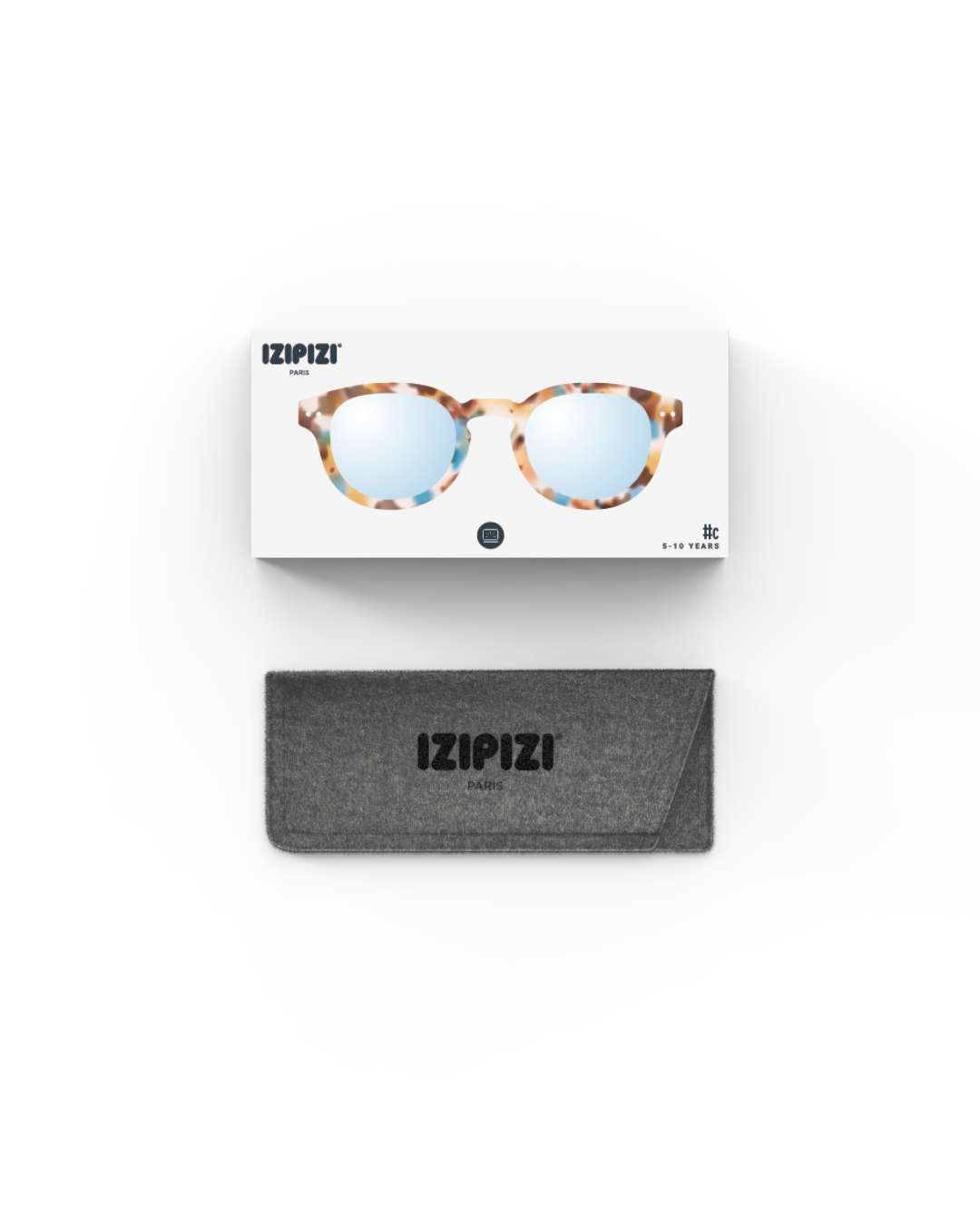 The Every Space Blue Light Glasses TEENS 5-10 Year olds Blue Tortoise style #C protective screen glasses by Izipizi