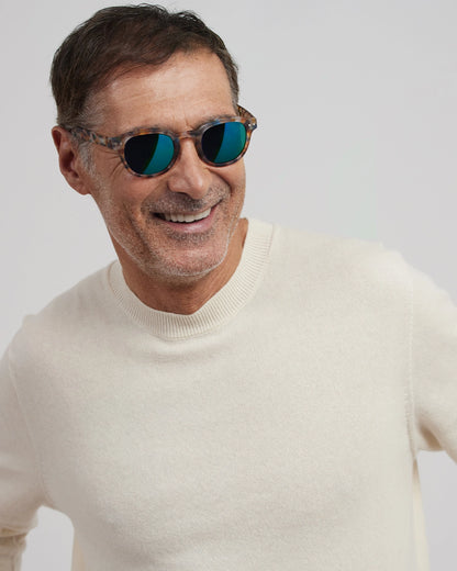 Sunglasses ‘Blue Tortoise’ Mirror Lens #C