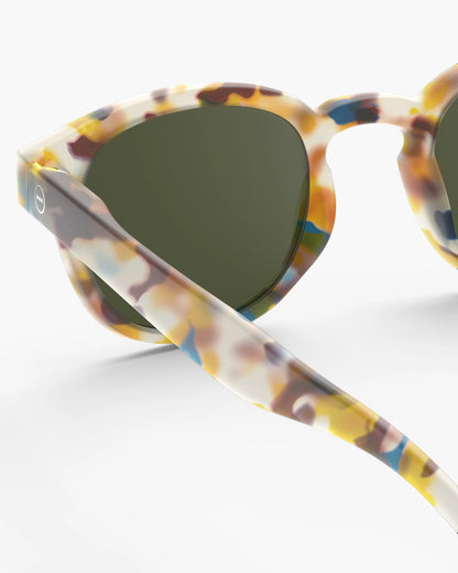 Sunglasses ‘Blue Tortoise’ Mirror Lens #C