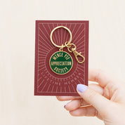 Mince Pie Appreciation Society | Enamel Keyring