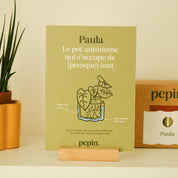Self-Watering Pot | Paulita | Small Mustard Yellow
