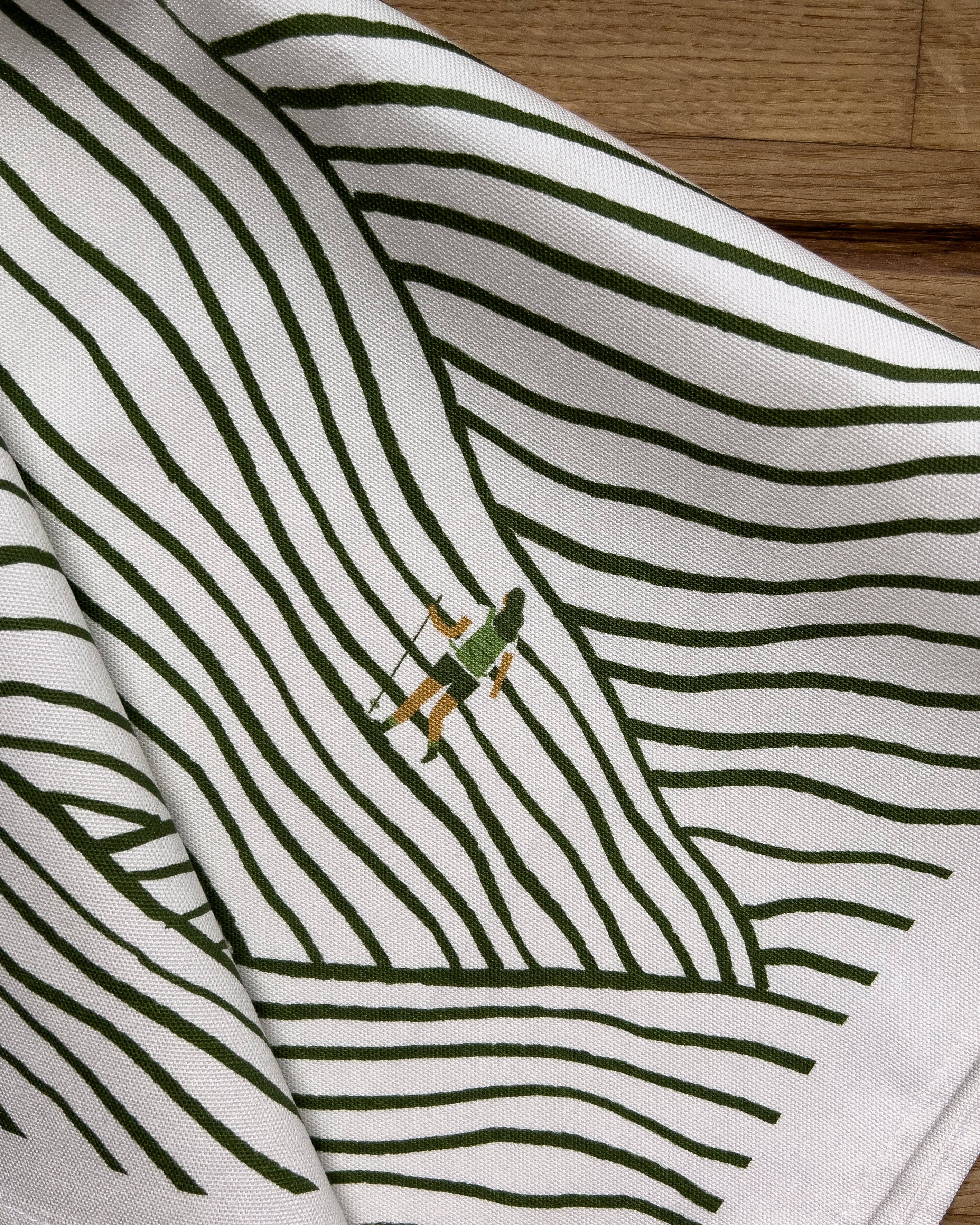 Walking Pattern Tea Towel