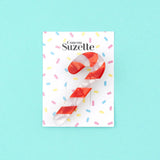 Candy Cane Hair Clip