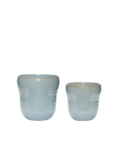 Care Pots in Blue