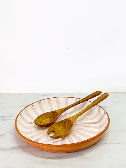 Large 'Ray' Bowl in Mauve