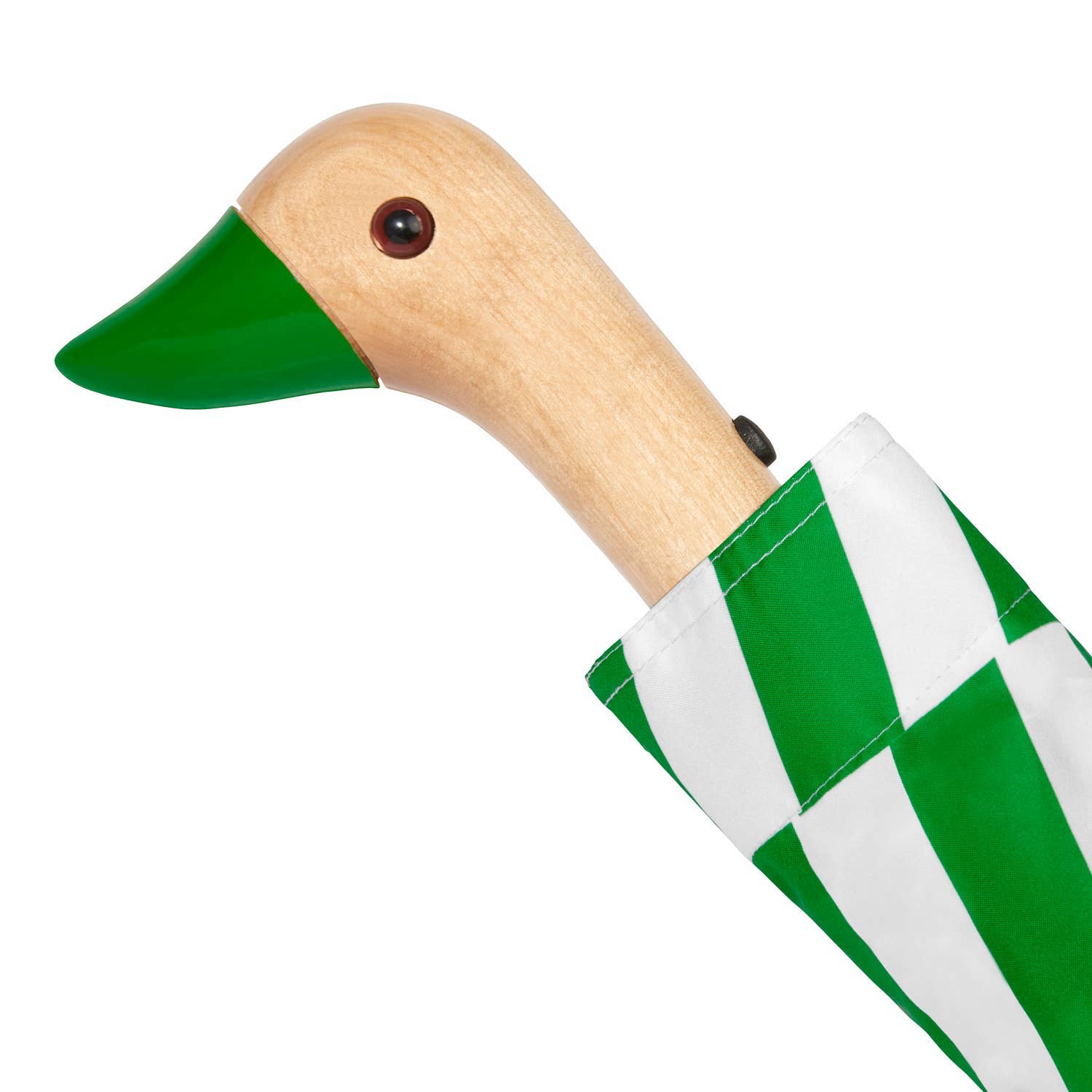 Kelly Bars Candy Green Compact Eco-Friendly Duck Umbrella