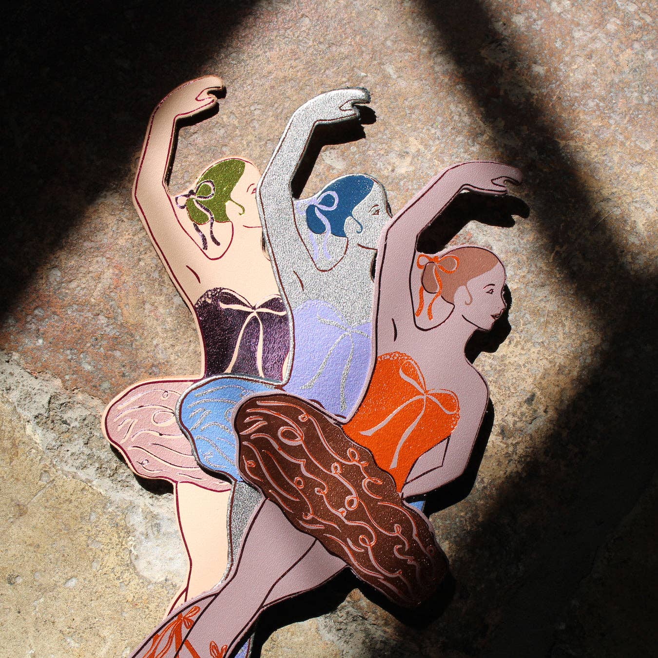 Ballerina Bookmark | Leather