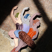 Ballerina Bookmark | Leather