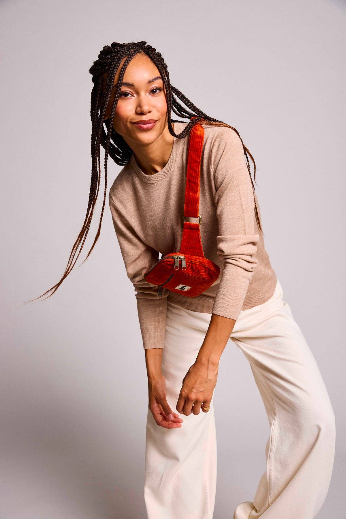 Harry Velvet Brick Fanny Pack