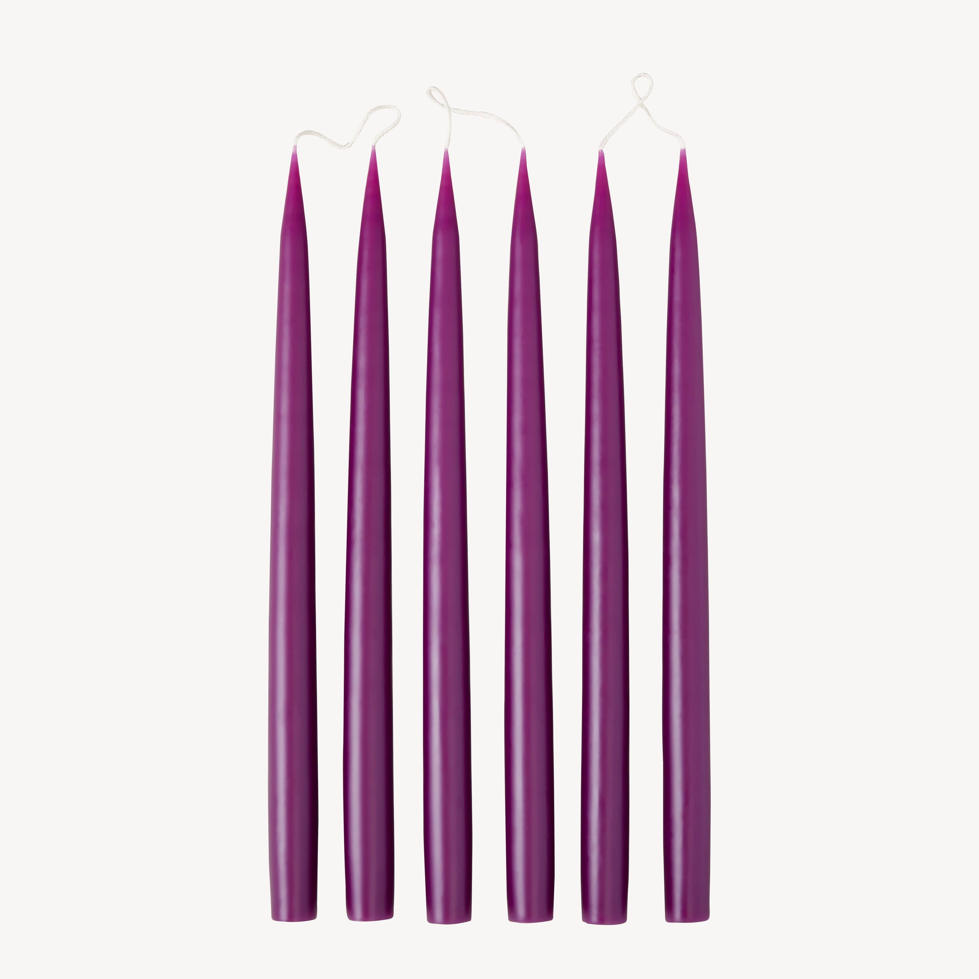 Candle | Taper 35cm | Dark Heather