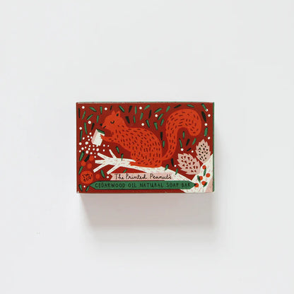 The Every Space Cedarwood Soap bar with cedarwood essential oil by The Printed Peanut