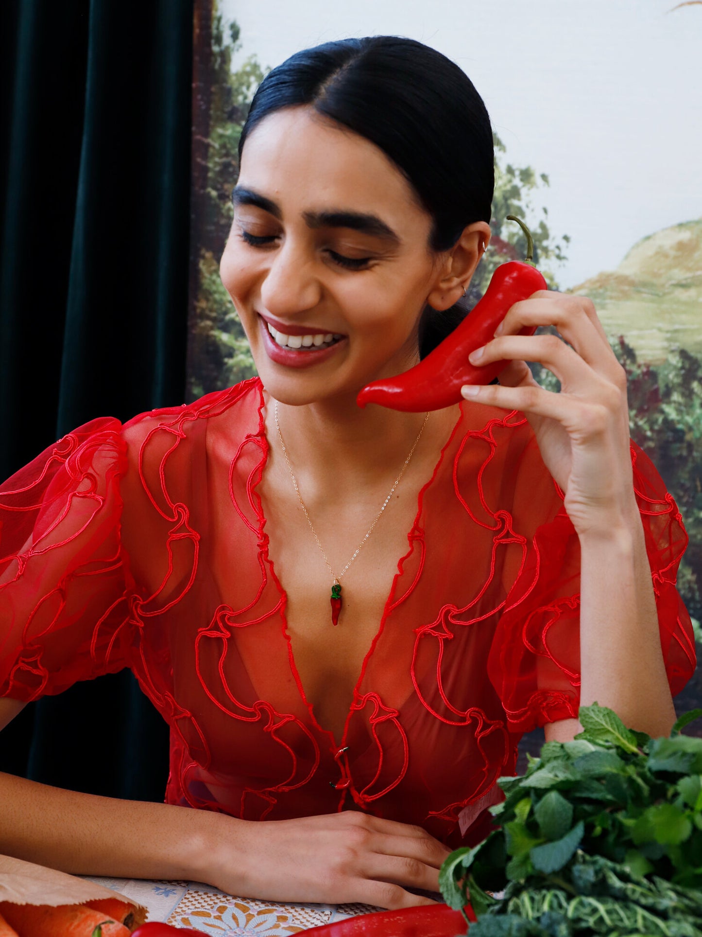 Chilli Pepper Necklace