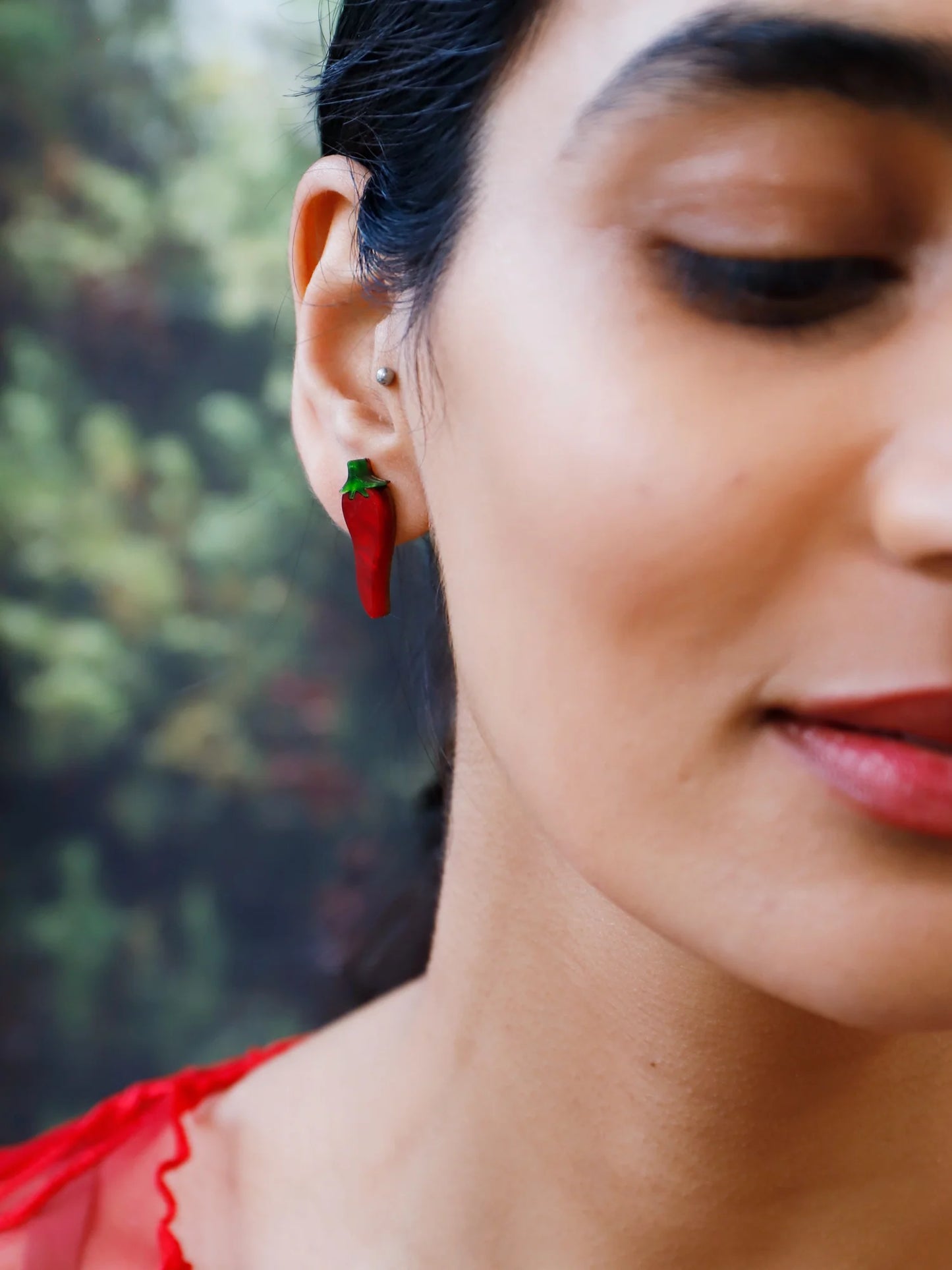 Chilli Pepper Studs