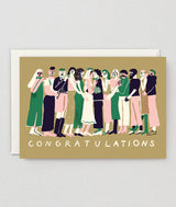 "Congratulations" Wedding Card