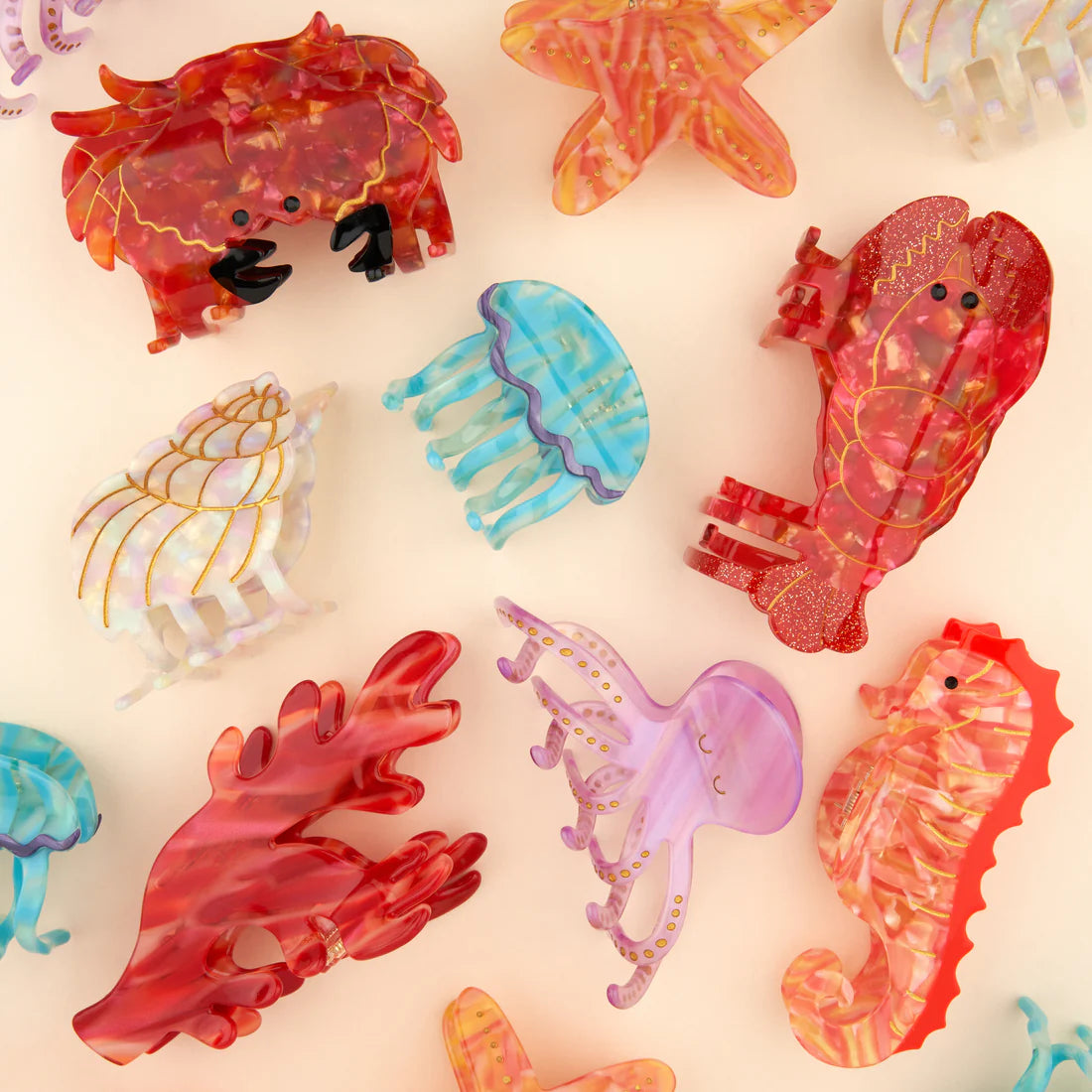 Coucou Suzette | Coral Hair Claw