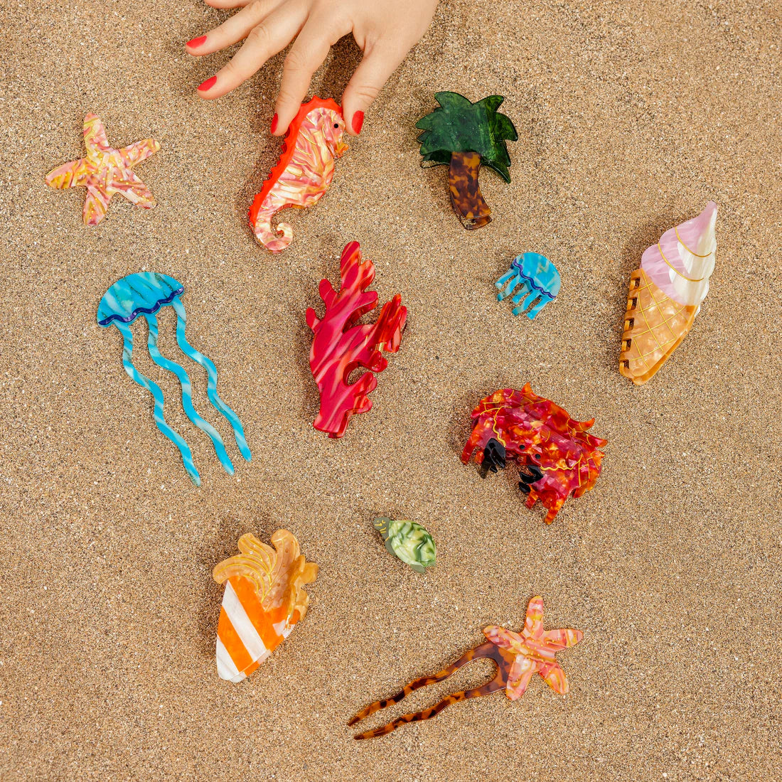 Coucou Suzette | Coral Hair Claw