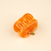 Pumpkin Mini Hair Claw by Coucou Suzette, further view