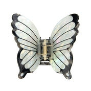 White Butterfly Hair Claw by Coucou Suzette, further view