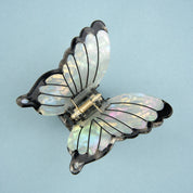 White Butterfly Hair Claw by Coucou Suzette, further view