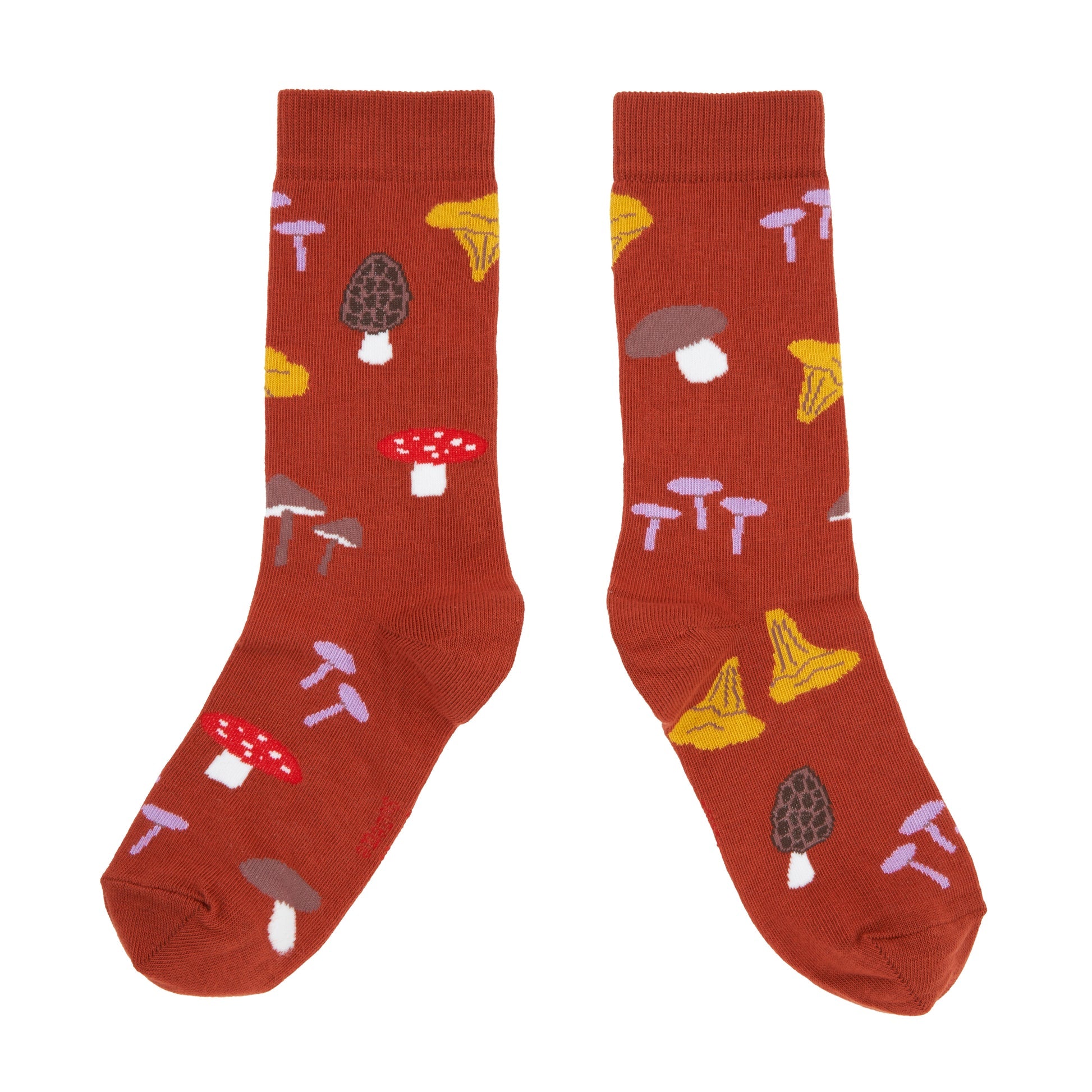 Mushroom Picking Socks by Coucou Suzette, further view