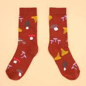 Mushroom Picking Socks by Coucou Suzette, further view