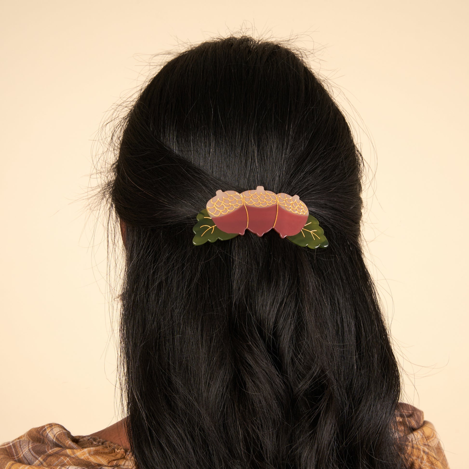 Acorns French Barrette by Coucou Suzette