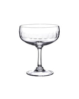 Crystal Cocktail Glass with Lens Design (set of 4)