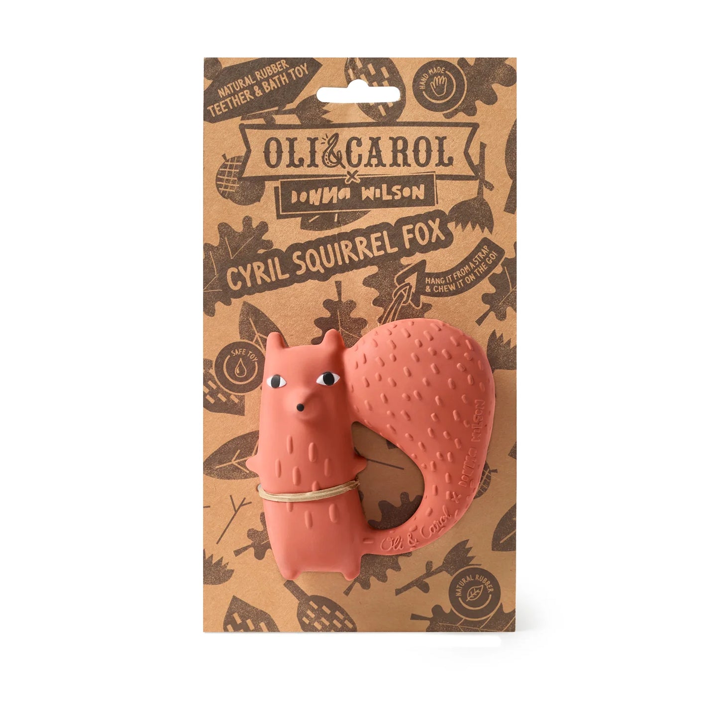 Cyril Squirrel Fox Chewable Teether