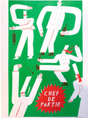 Chef de Partie | Riso print A3