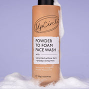 UpCircle Powder to Foam Face Wash | Willow Bark + Papaya Enzymes, 55g