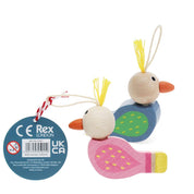 Ko-ko wooden bird whistles