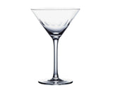 A Pair of Crystal Martini Glasses | Lens Design