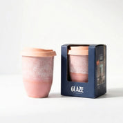Reusable Ceramic Coffee Cup 8oz in Seville Terracotta