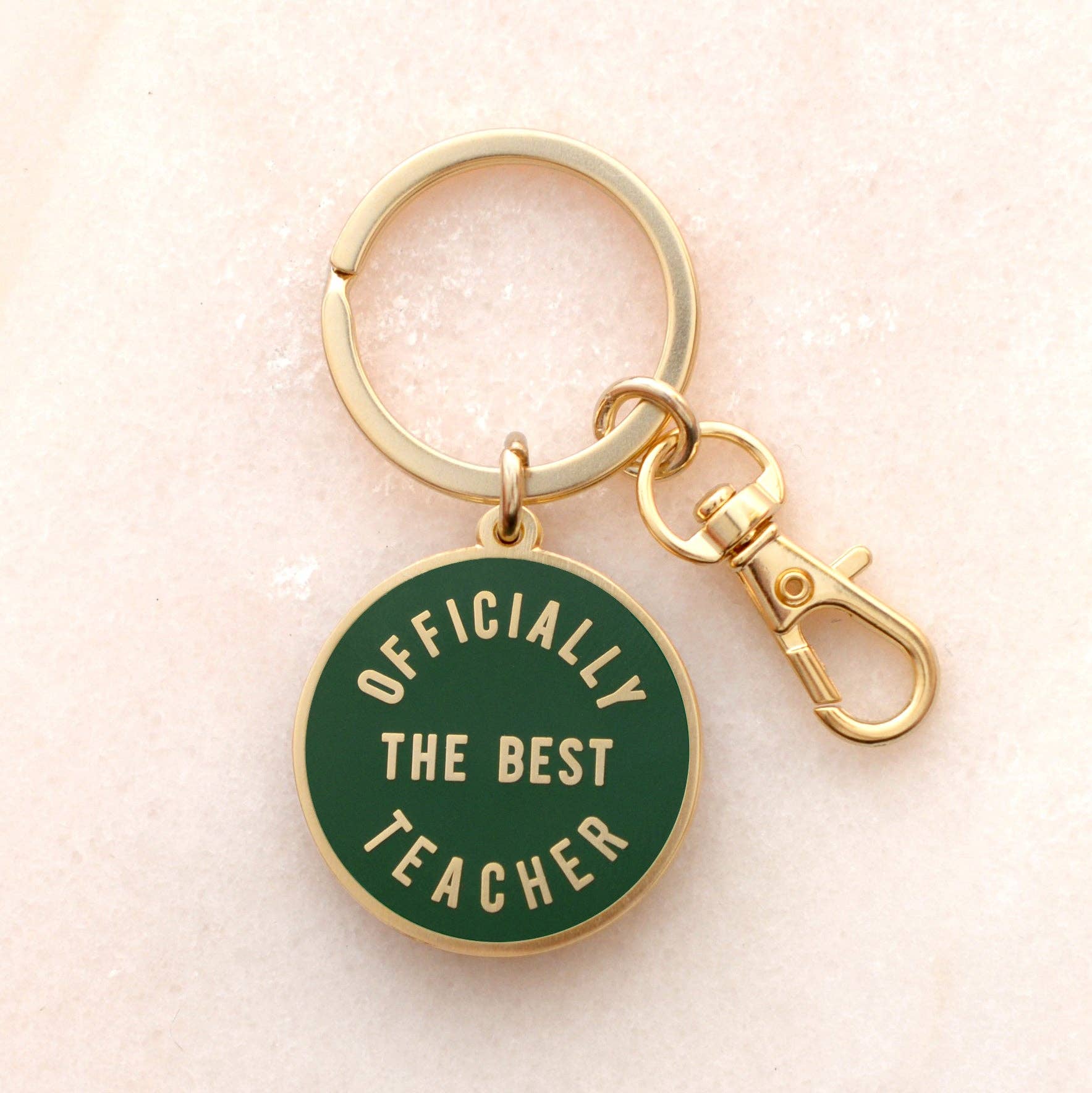 Officially the Best Teacher | Enamel Keyring