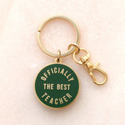 Officially the Best Teacher | Enamel Keyring