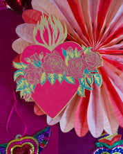 Flaming Heart Greeting Card