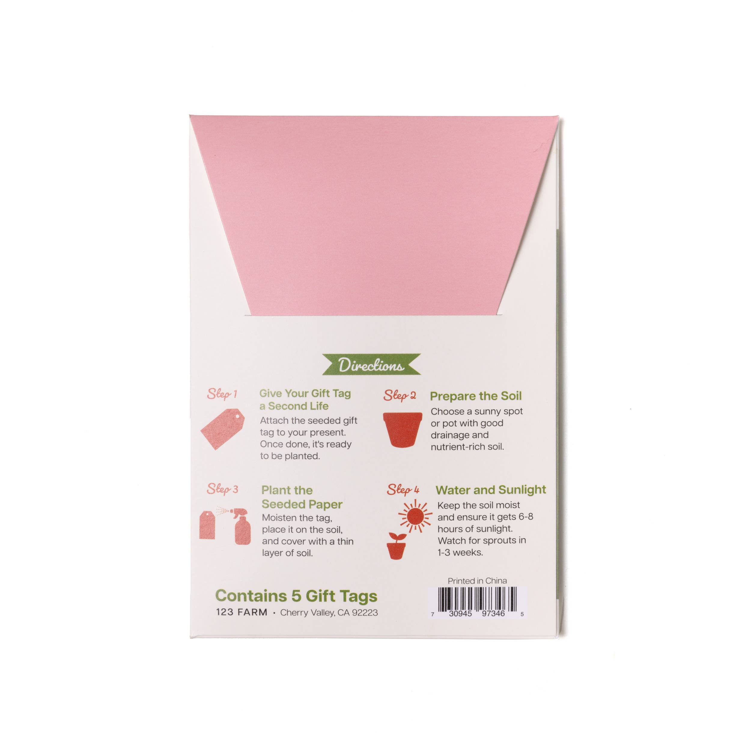 Plantable Seed Gift Tags by 123 Farm, further view
