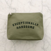 Exceptionally Handsome | Olive Wash Bag